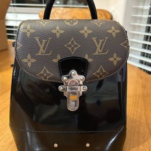 Authentic Louis Vuitton Hot Springs Backpack Vernis/Monogram